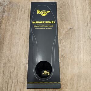 Dr. Martens Warmwair Insoles Insulated Boots Black US Mens 7, W8 Soft Faux Fur